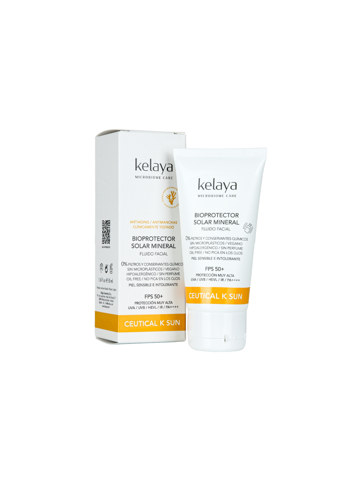 Kelaya mineraalne näokreem SPF 50+ – tundlikule nahale, kõrge kaitse