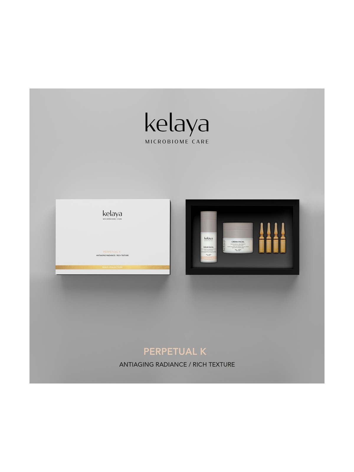 Kelaya Gold Collection – Perpetual K kingikomplekt – rikkalik tekstuur – anti-age hooldus